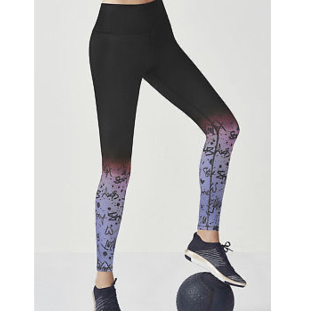 WILL BE DELETED 6/1 Fabletics ombré leggings M NWT